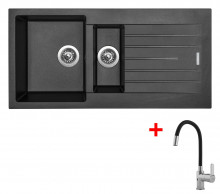Sinks PERFECTO 1000.1 Metalblack + ...